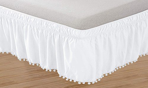 Airbnb bed skirt